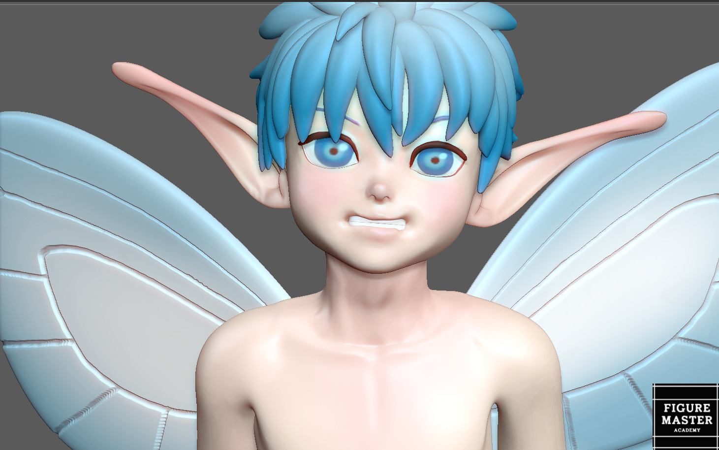PUCK BERSERK POSE 2 FAIRY ANIME GUTS 3D PRINT 3D print model_9