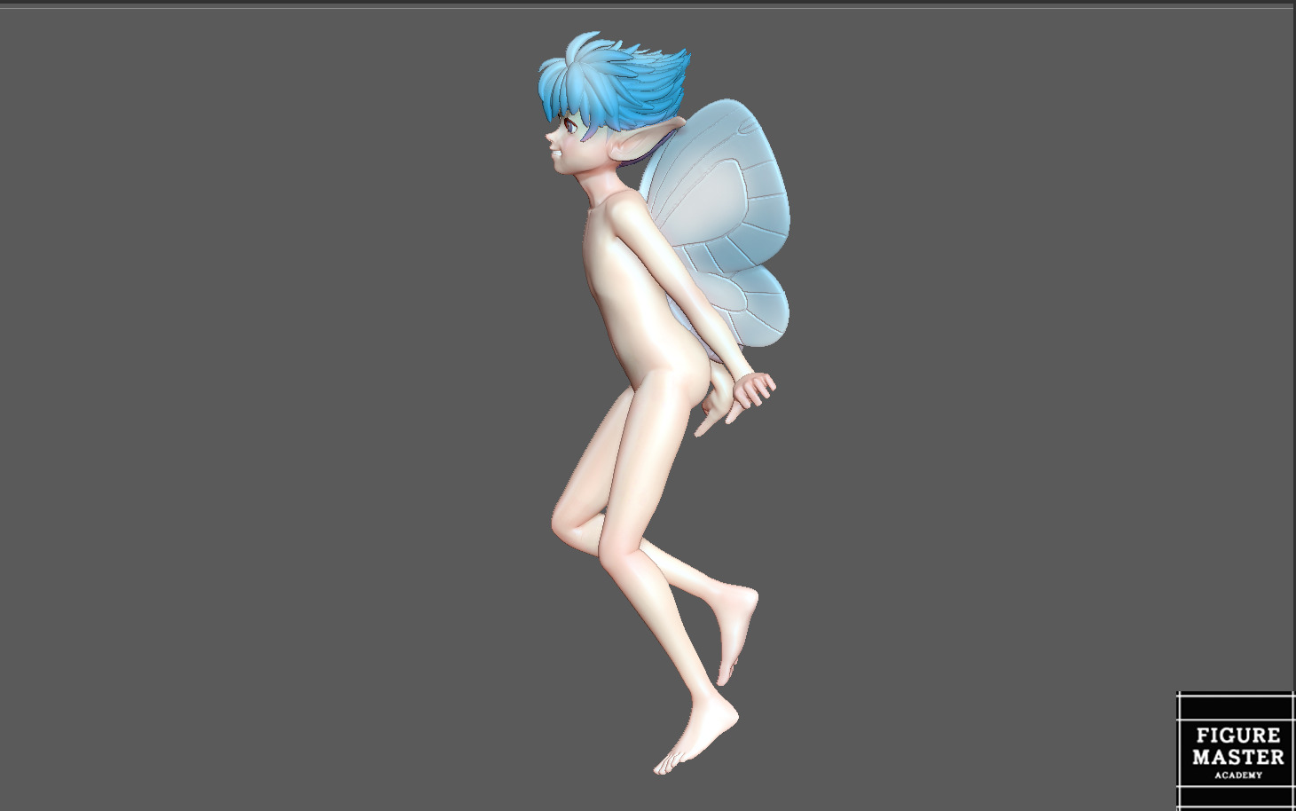 PUCK BERSERK POSE 2 FAIRY ANIME GUTS 3D PRINT 3D print model_7