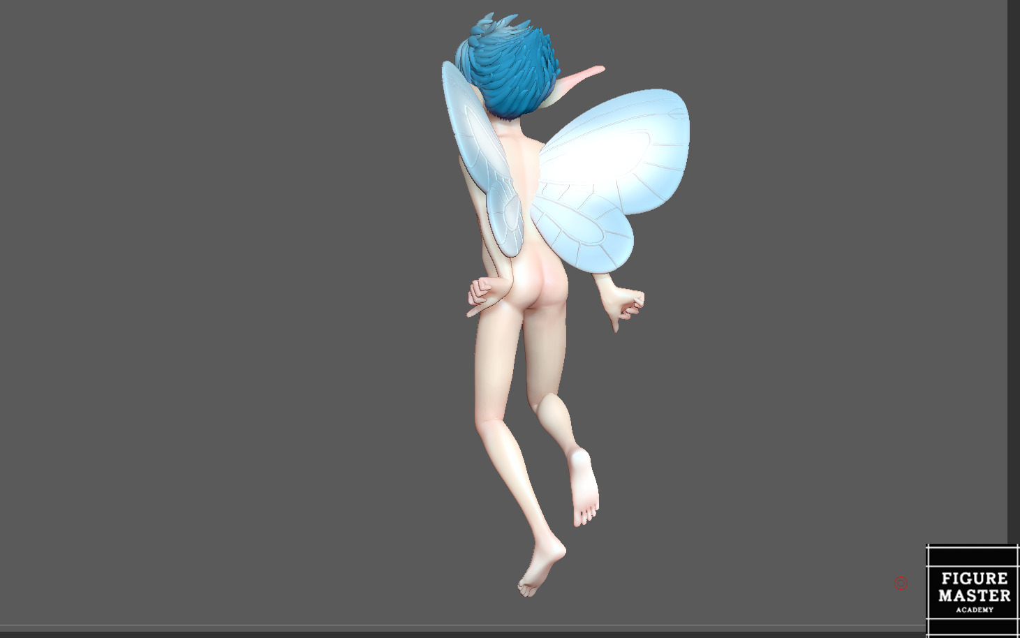 PUCK BERSERK POSE 2 FAIRY ANIME GUTS 3D PRINT 3D print model_3