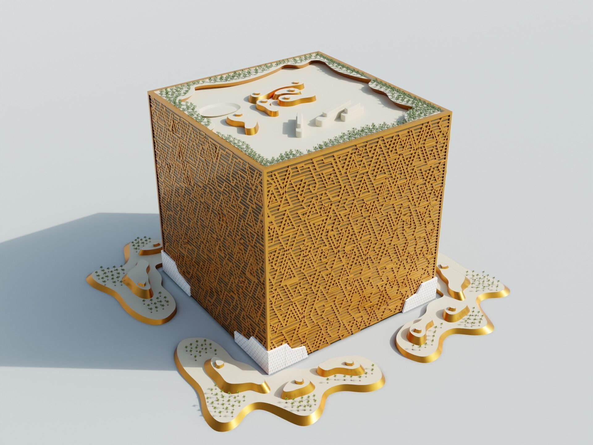 Riyadh tallest buildings 3D model_1