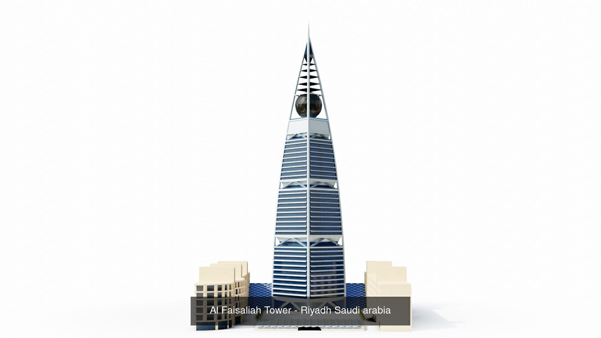 Riyadh tallest buildings 3D model_6