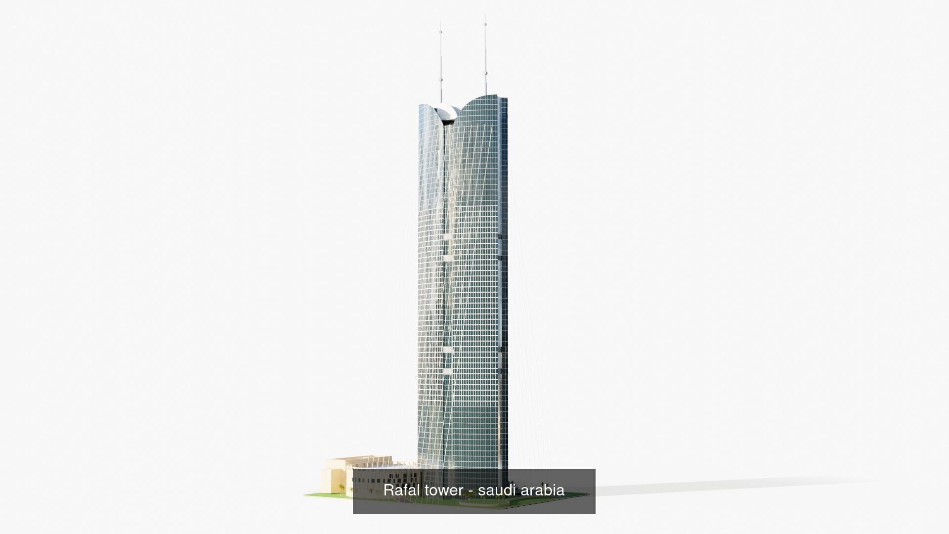 Riyadh tallest buildings 3D model_3