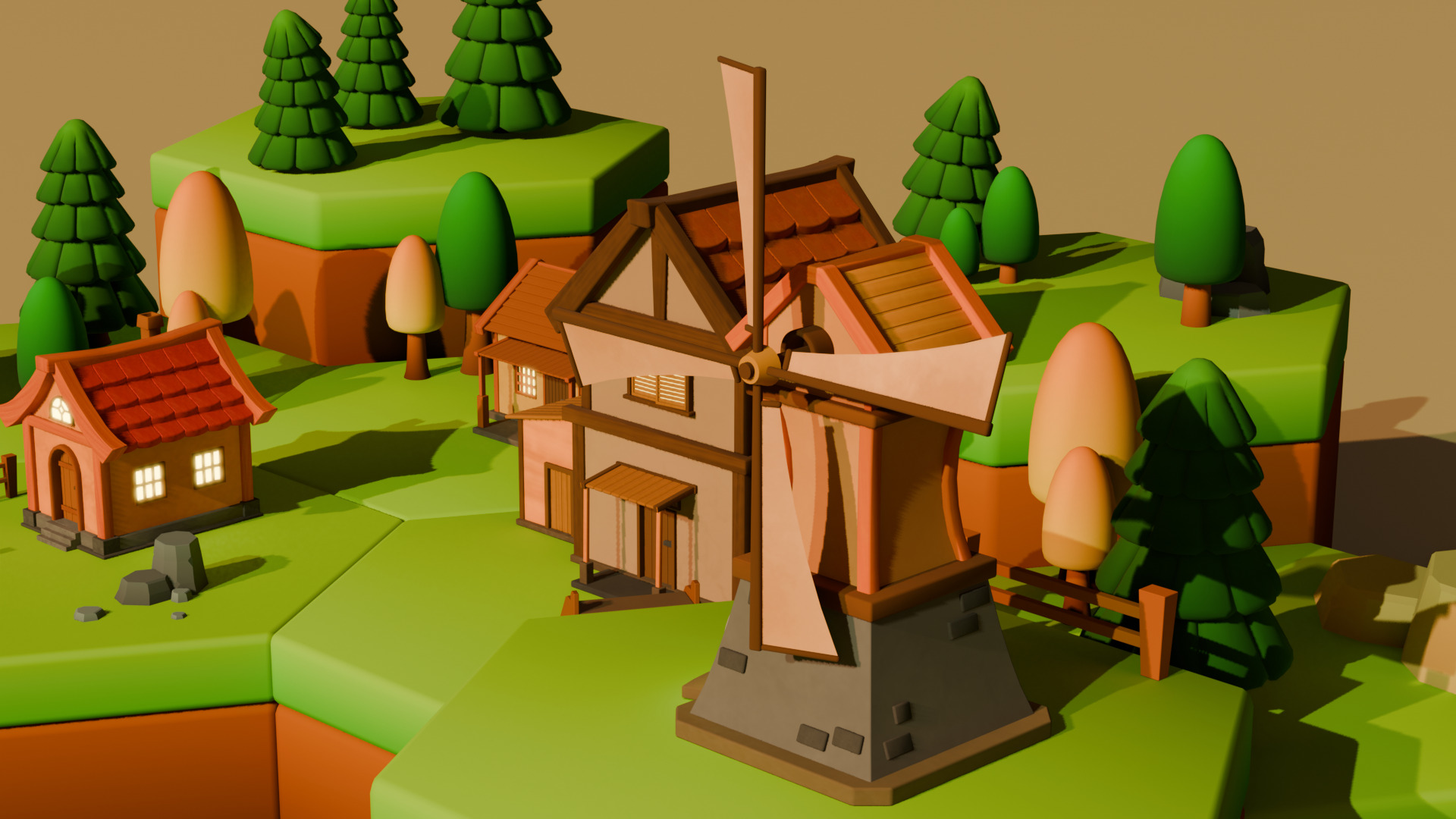 3D Model PackLowpoly - Game asset Low-poly 3D model_5