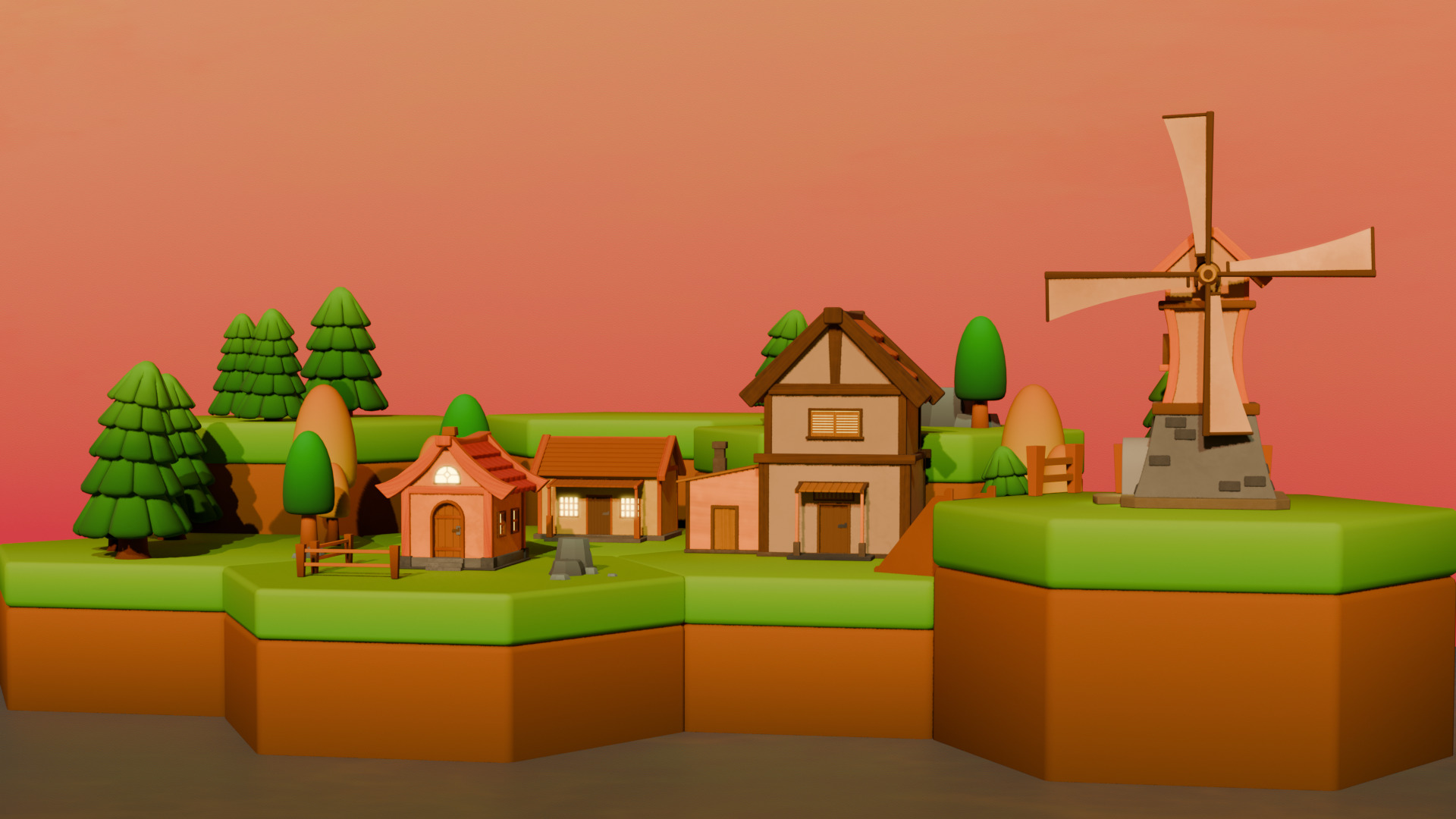 3D Model PackLowpoly - Game asset Low-poly 3D model_1
