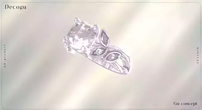 Vintage-Inspired Diamond Solitaire Ring