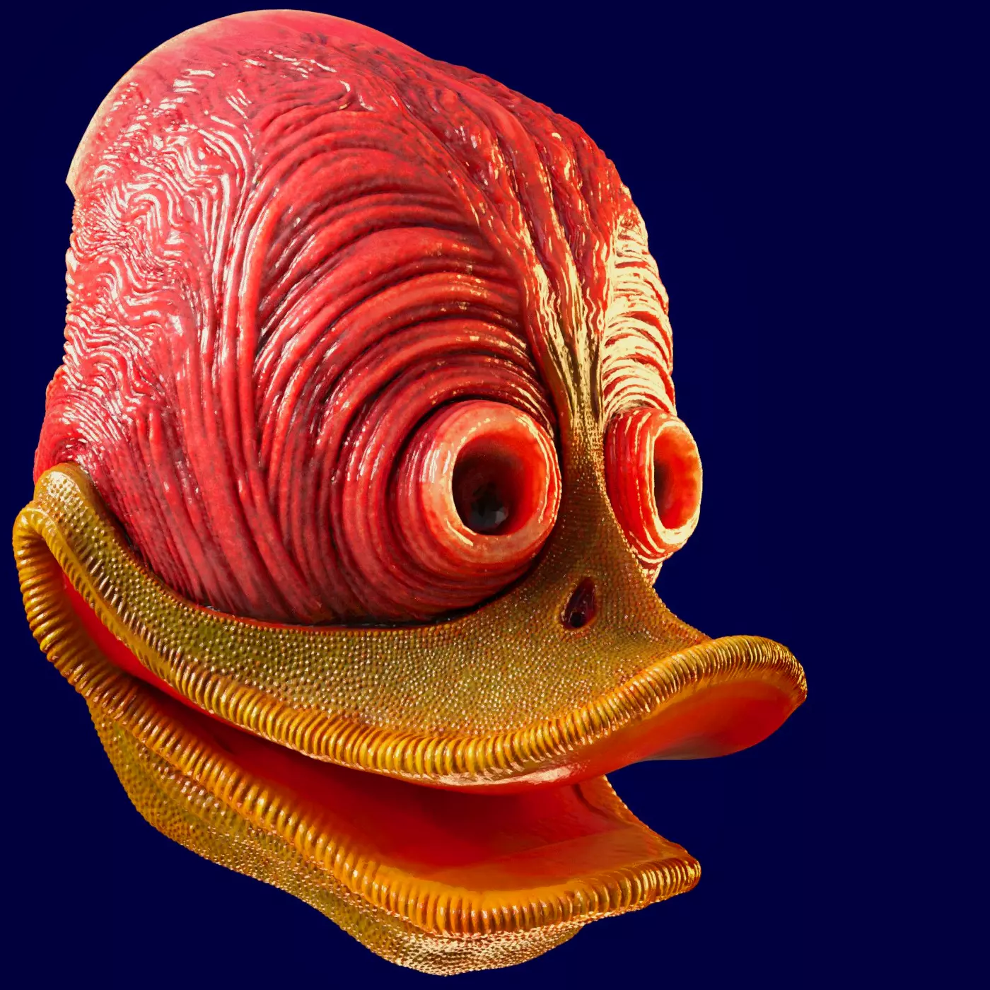 donald duck creepy MASK 3D print model