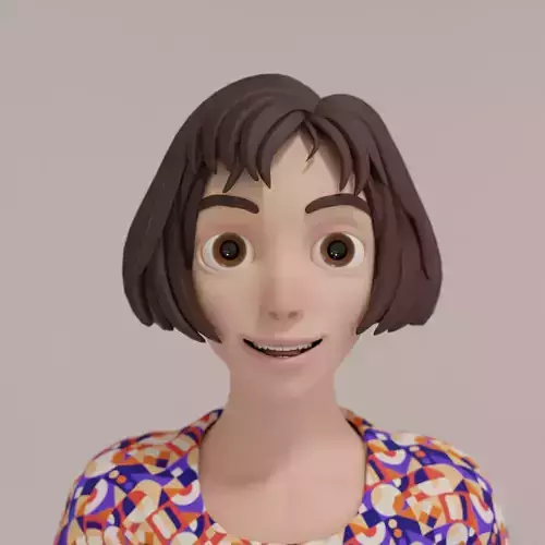 Stylized 3D Woman Character
