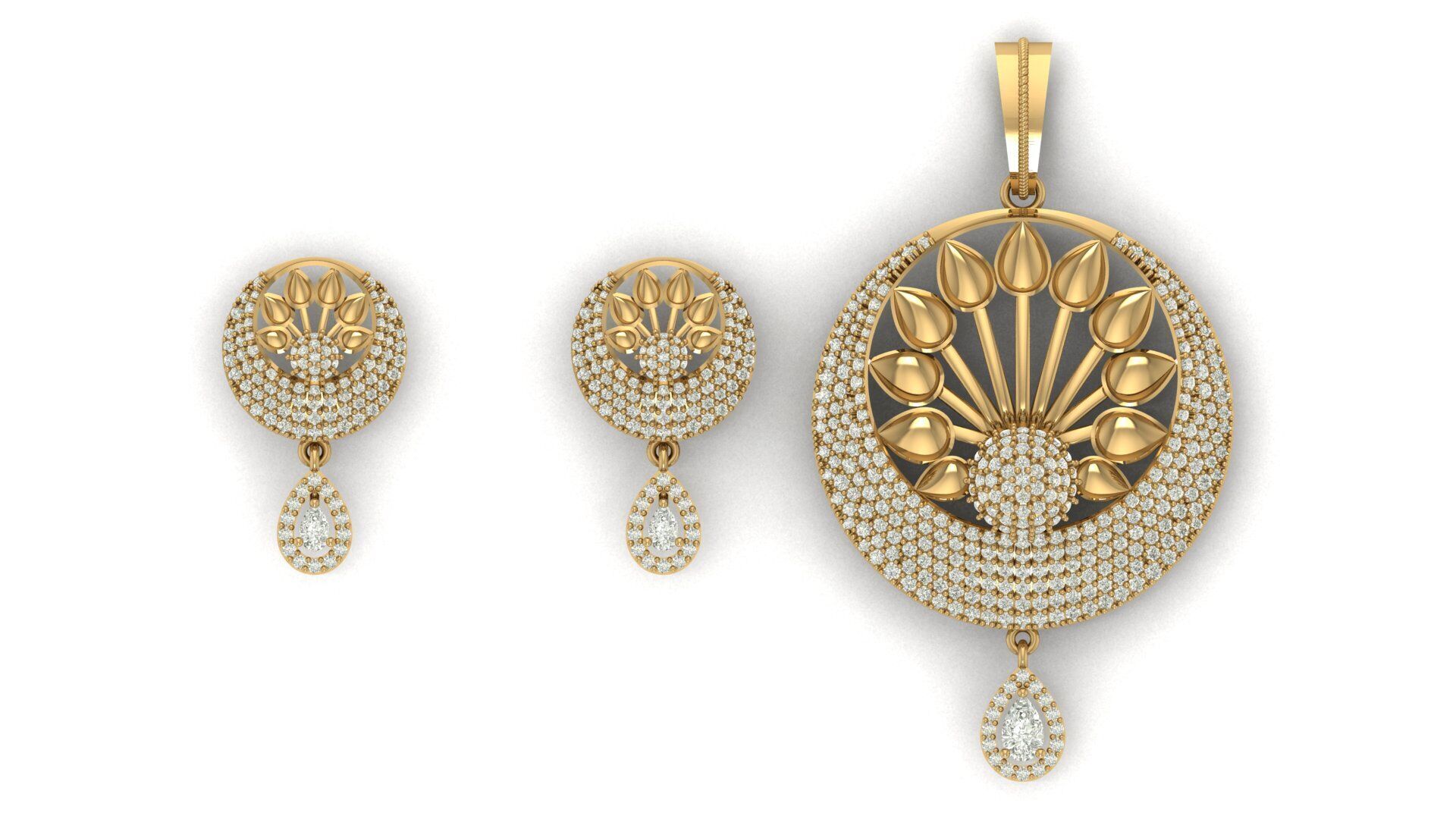 Pendant Necklace 3D print model_33