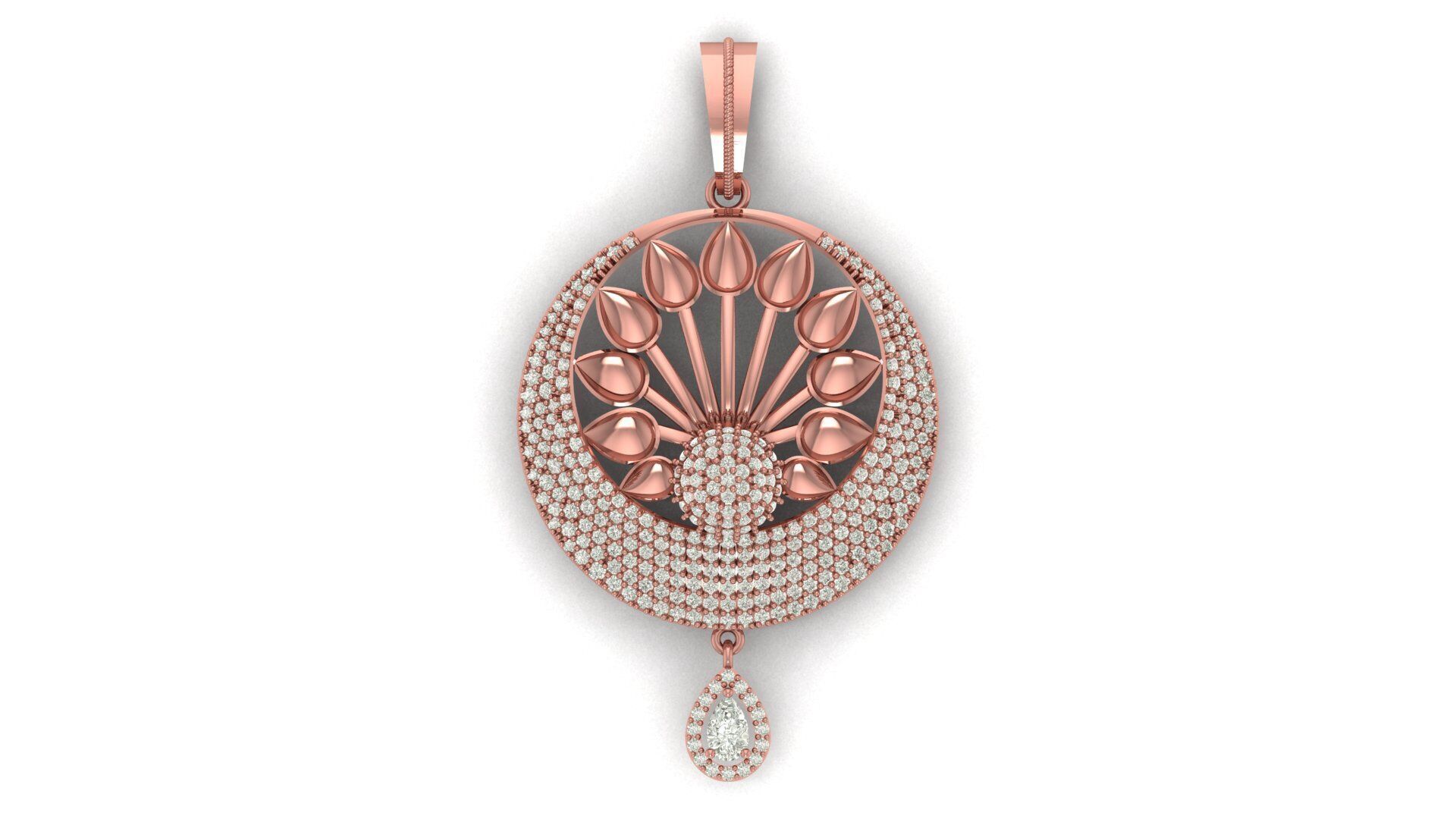 Pendant Necklace 3D print model_30