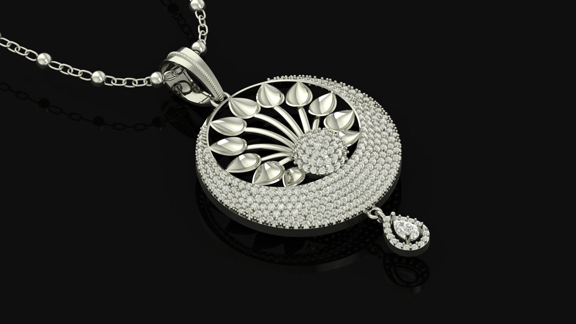 Pendant Necklace 3D print model_22
