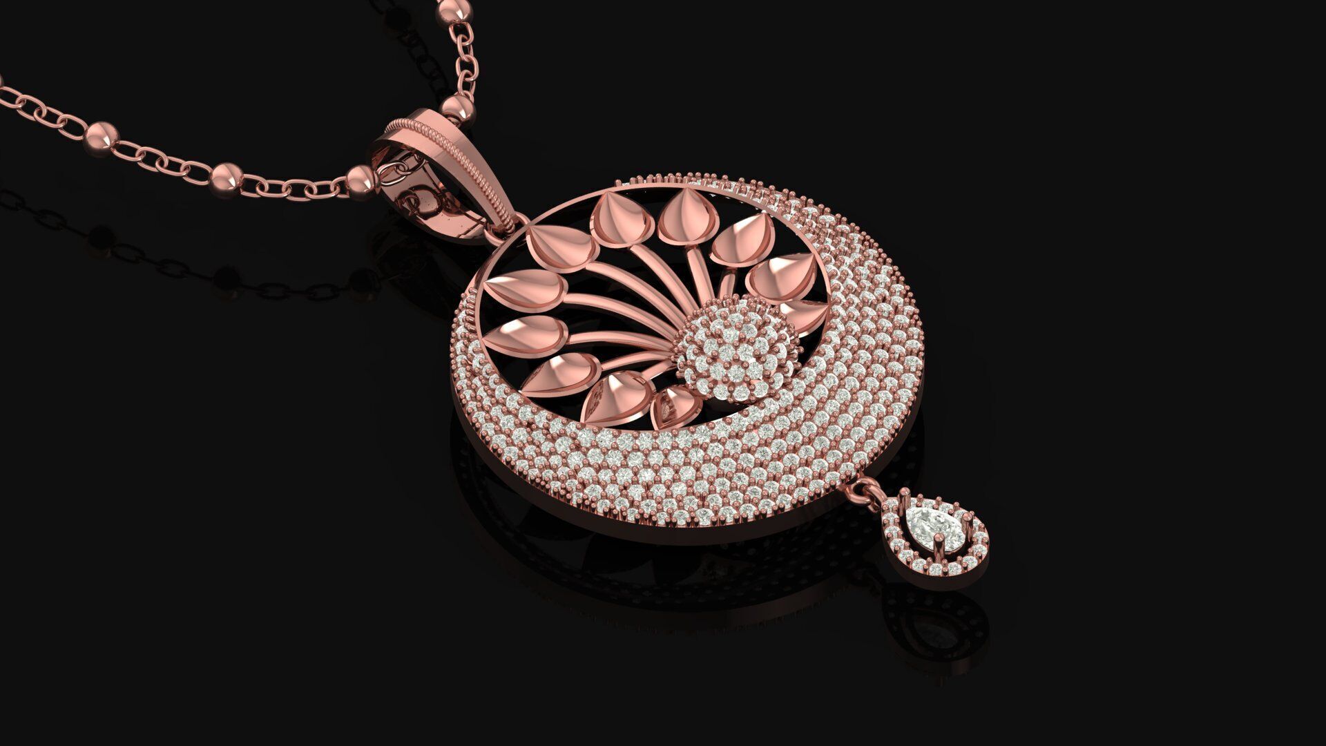 Pendant Necklace 3D print model_23
