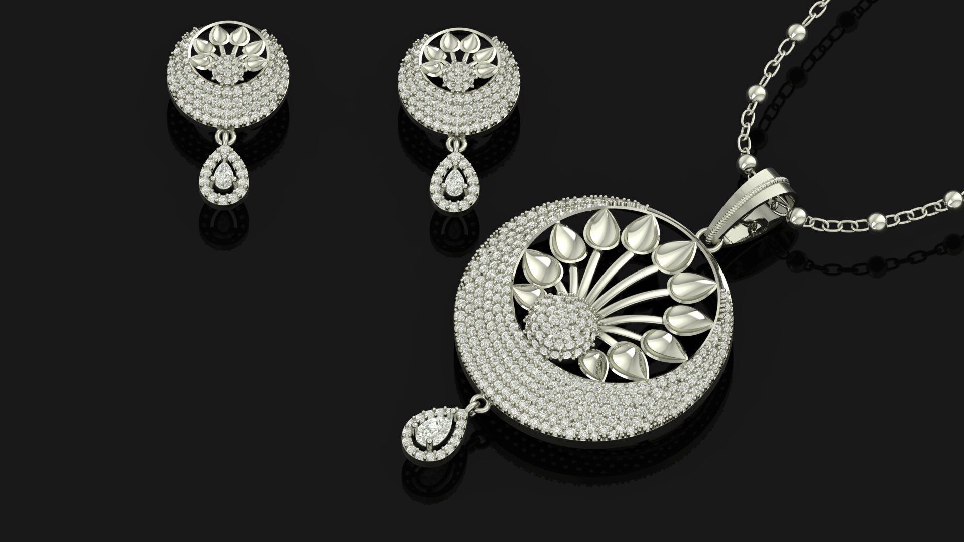 Pendant Necklace 3D print model_15