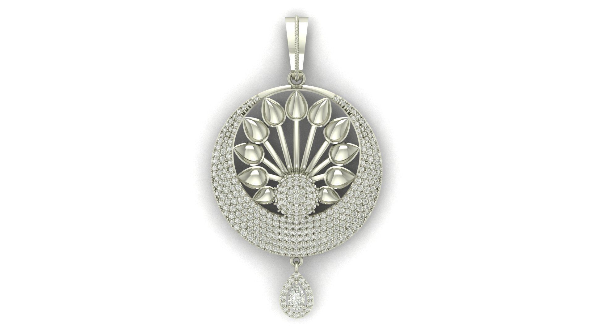 Pendant Necklace 3D print model_21