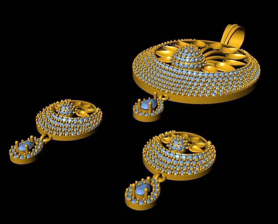 Pendant Necklace 3D print model_10