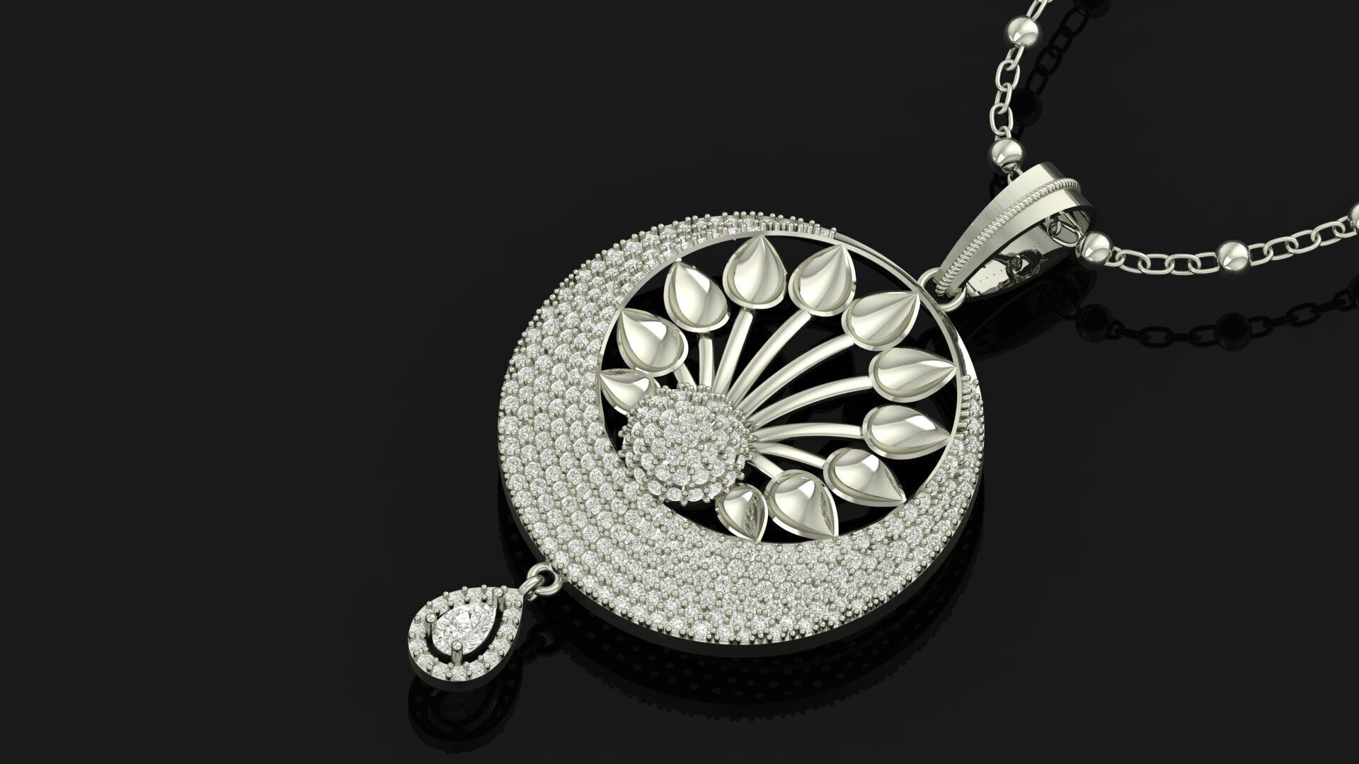 Pendant Necklace 3D print model_18