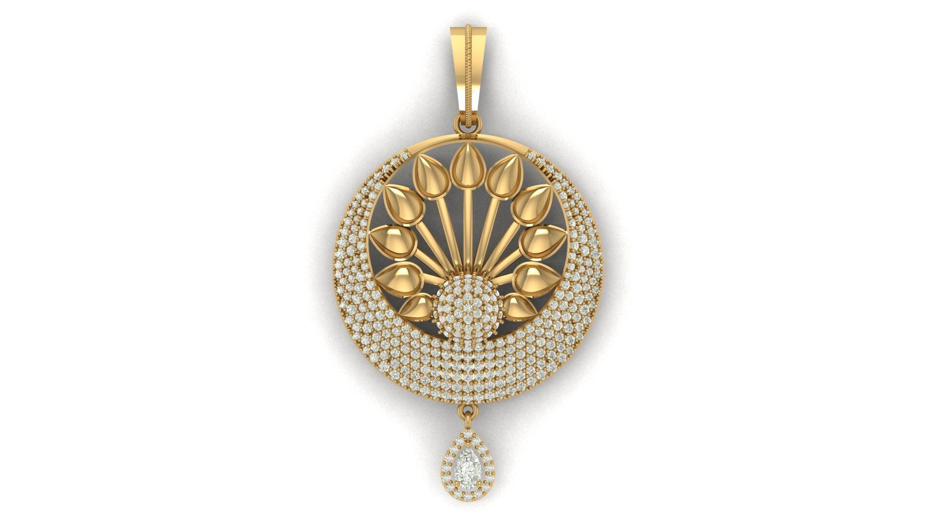 Pendant Necklace 3D print model_13