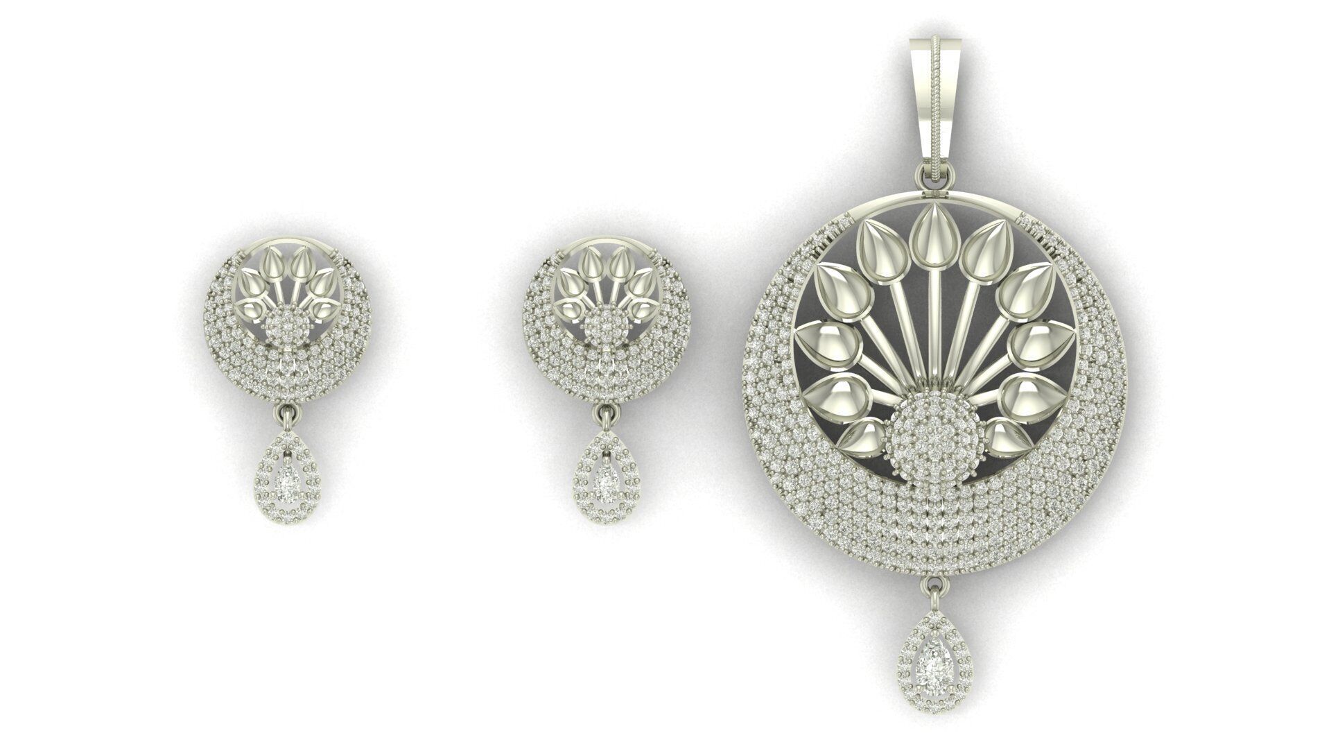 Pendant Necklace 3D print model_32