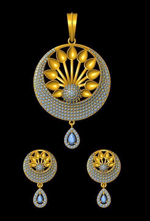 Pendant Necklace 3D print model_12