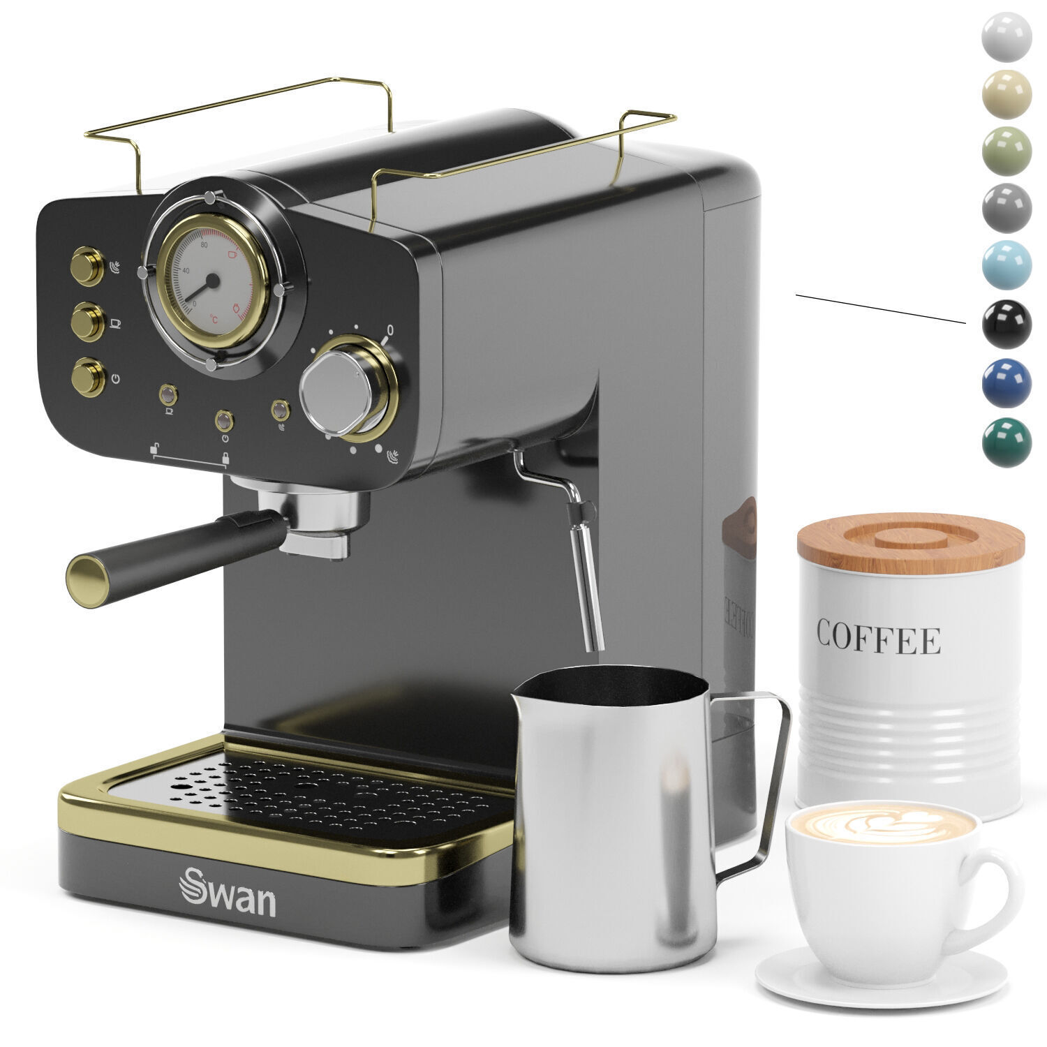 SWAN espresso coffee machine 3D model_2