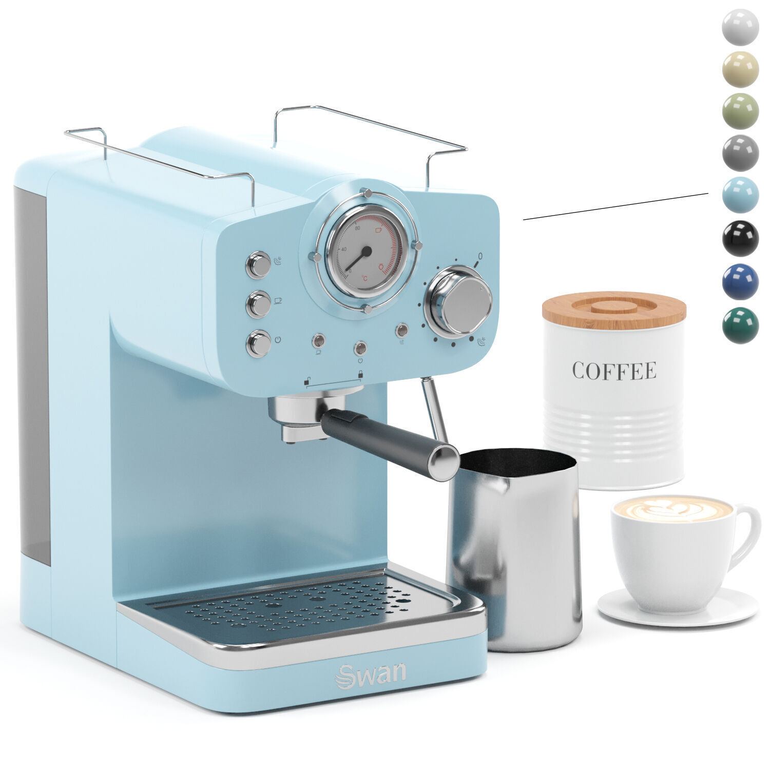 SWAN espresso coffee machine 3D model_4