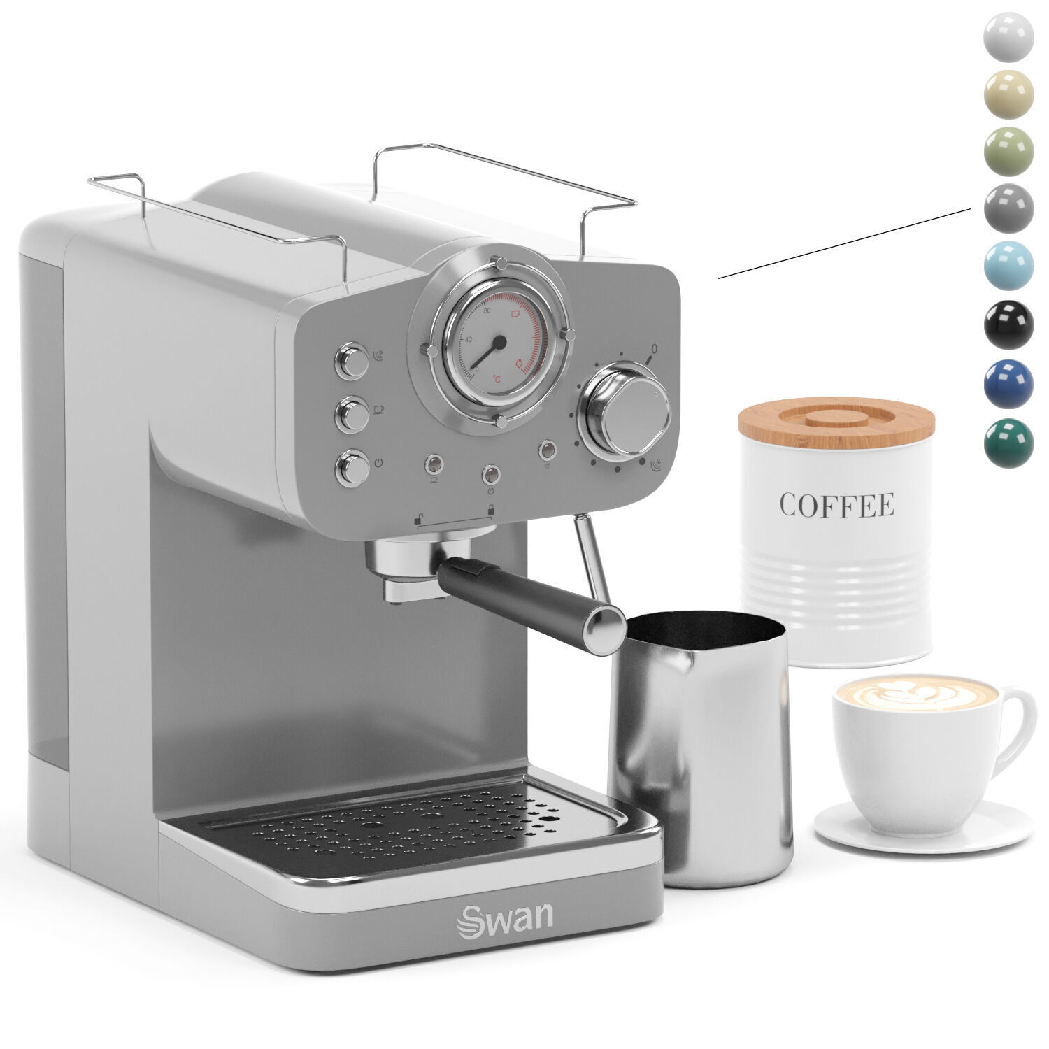 SWAN espresso coffee machine 3D model_5