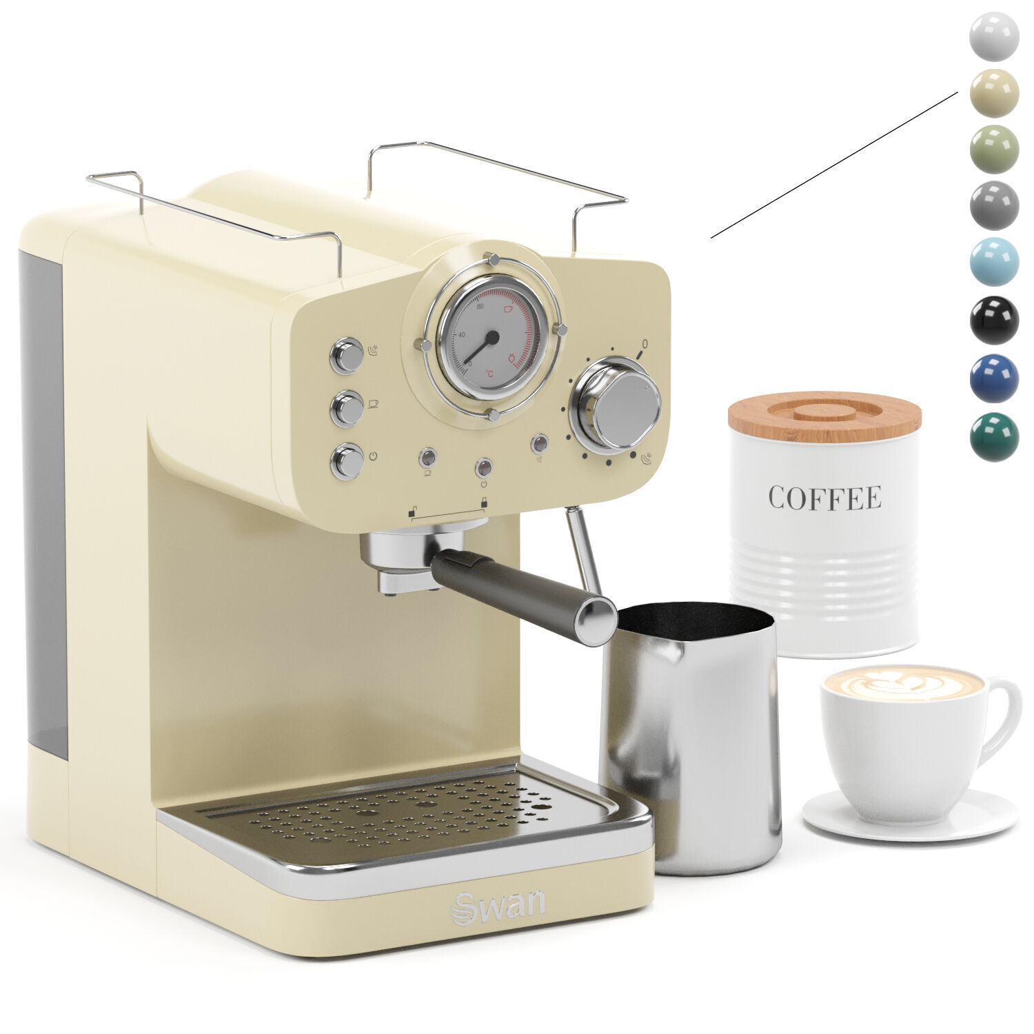 SWAN espresso coffee machine 3D model_7