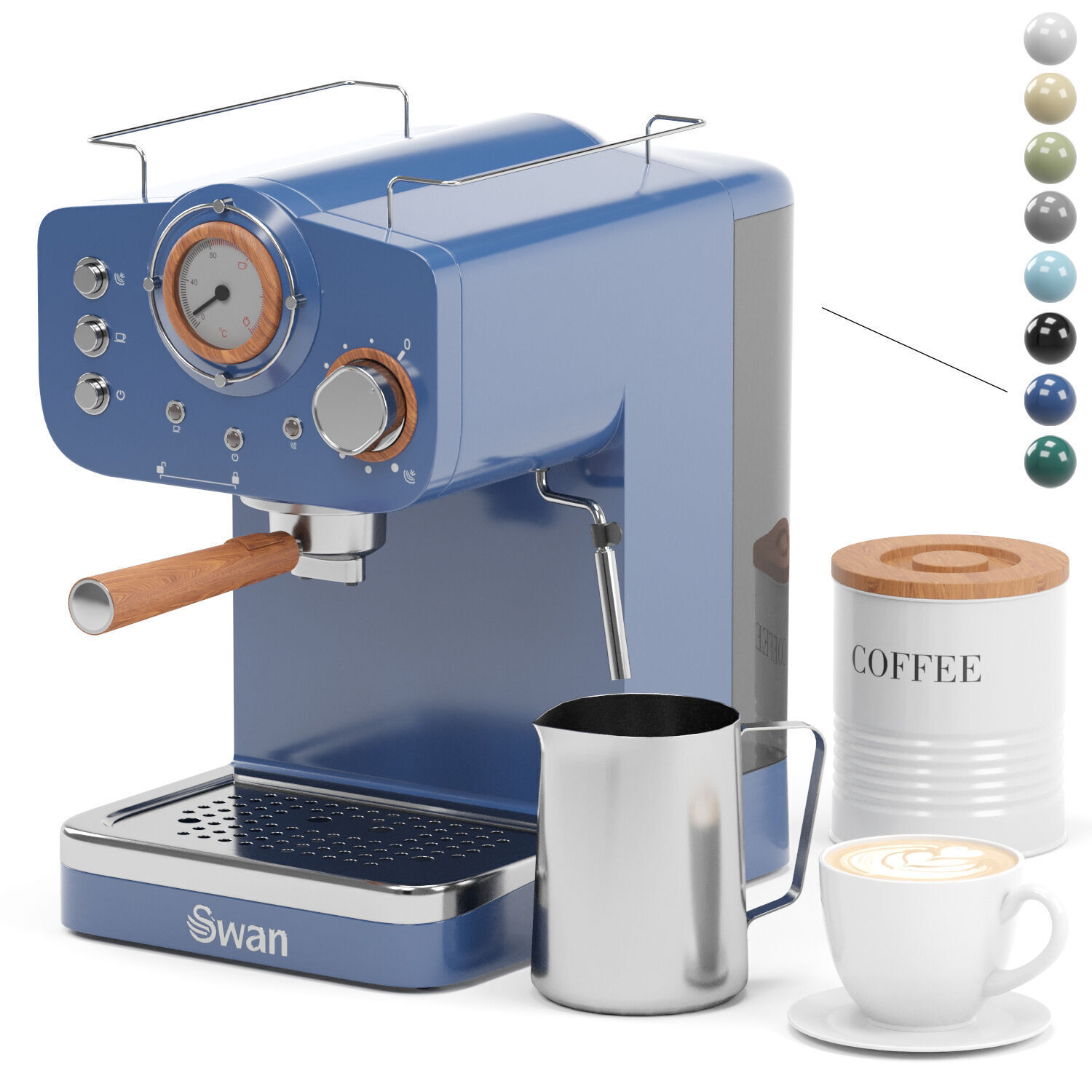 SWAN espresso coffee machine 3D model_3