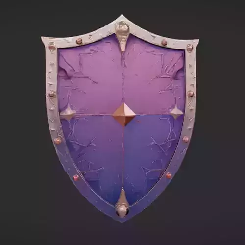 ornate medieval shield