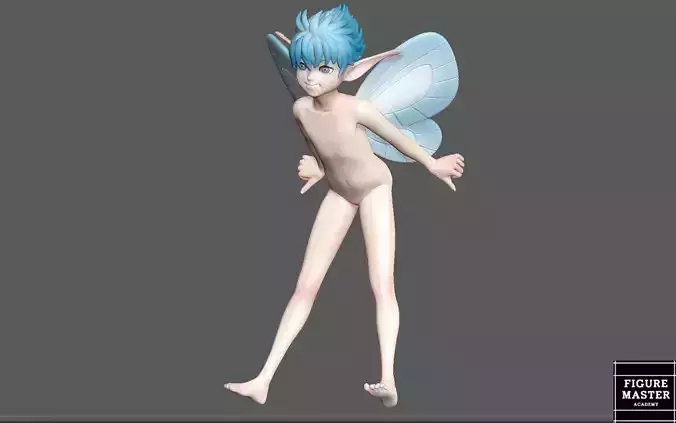 PUCK BERSERK POSE 3 FAIRY ANIME GUTS 3D PRINT 3D print model