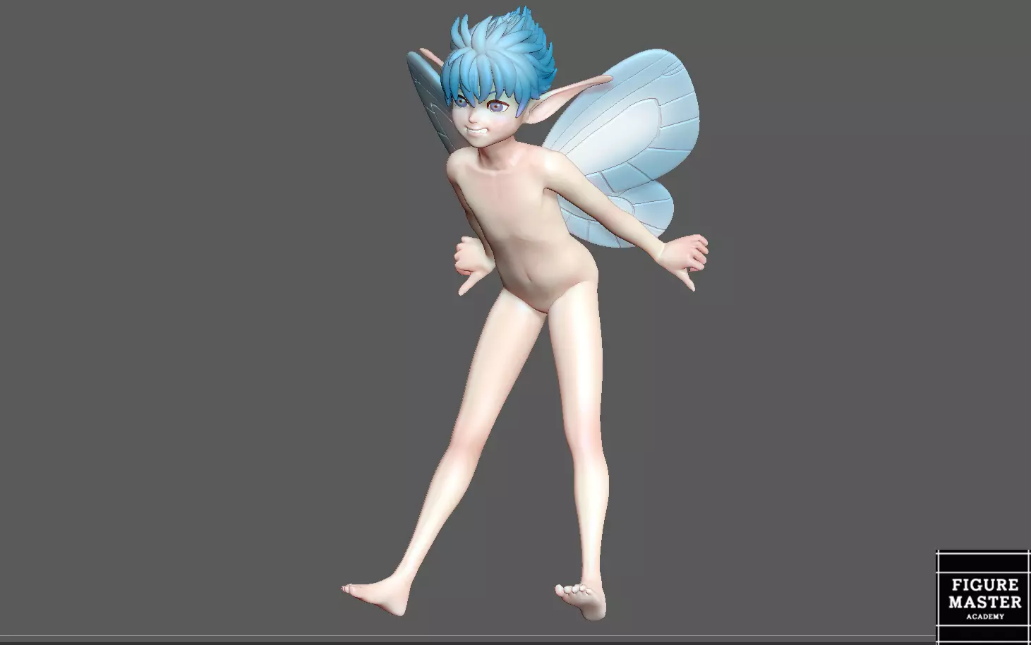 PUCK BERSERK POSE 3 FAIRY ANIME GUTS 3D PRINT 3D print model 3D print model