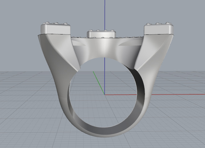 Ring Horseshoe N012985 3D print model_3