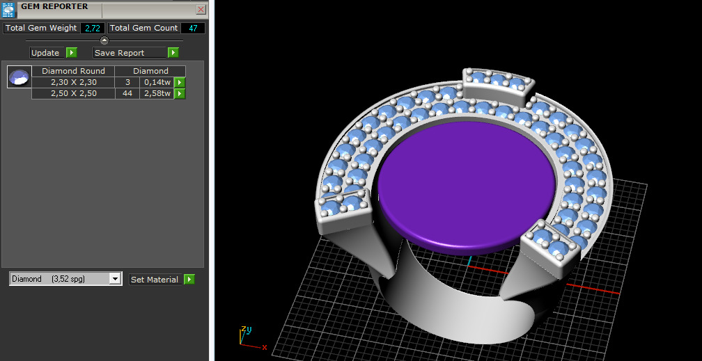 Ring Horseshoe N012985 3D print model_12