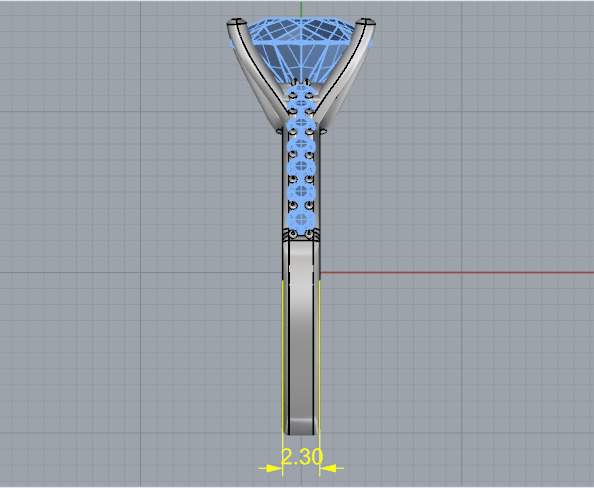 Soliter ring N012975 3D print model_6