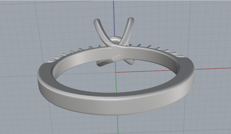 Soliter ring N012975 3D print model_4