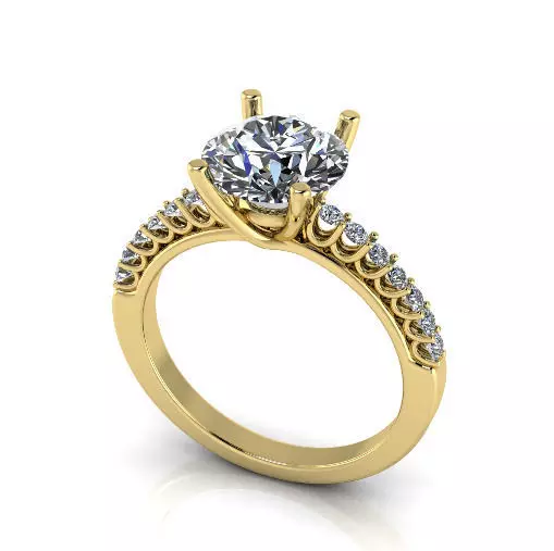 Soliter ring N012975 3D print model_0