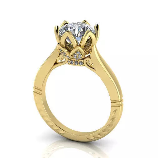 Soliter ring N012968 3D print model_0