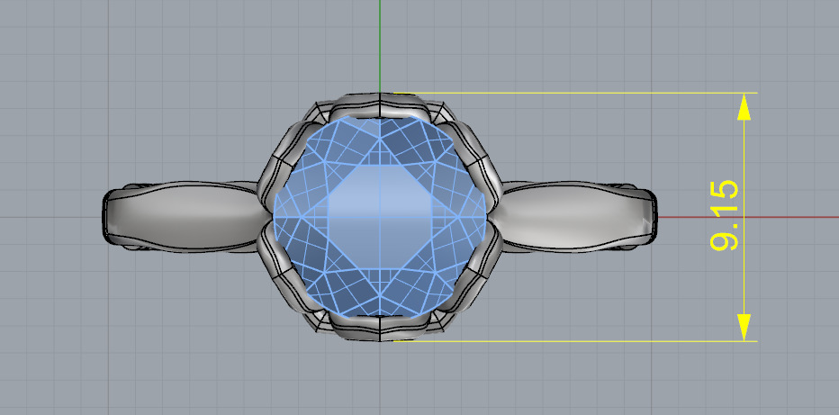 Soliter ring N012968 3D print model_8