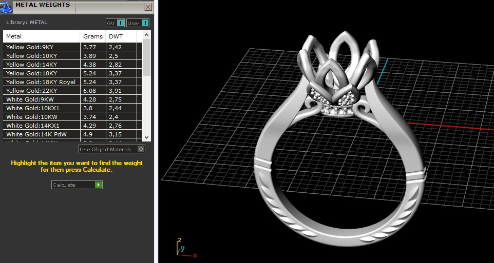 Soliter ring N012968 3D print model_9