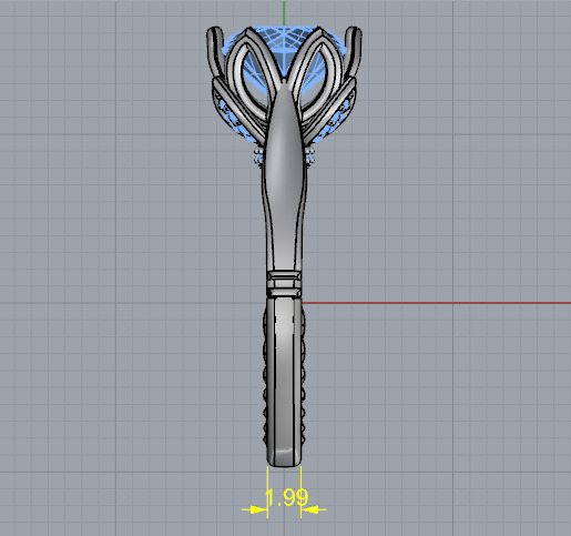 Soliter ring N012968 3D print model_7