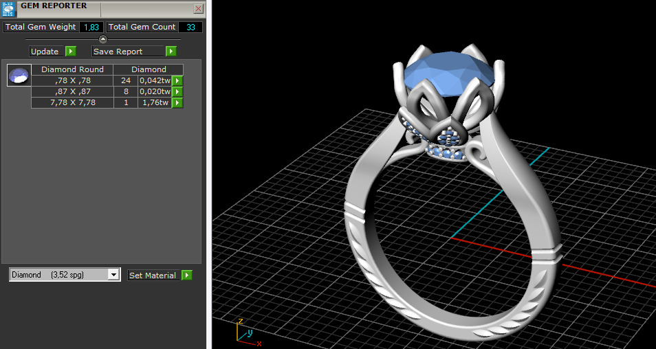 Soliter ring N012968 3D print model_10