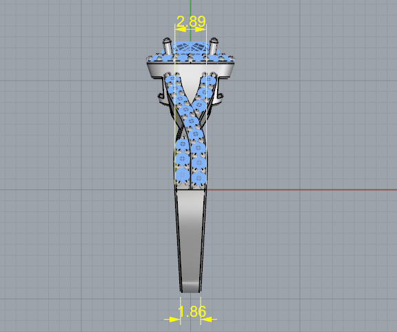 Ring N012966 3D print model_8