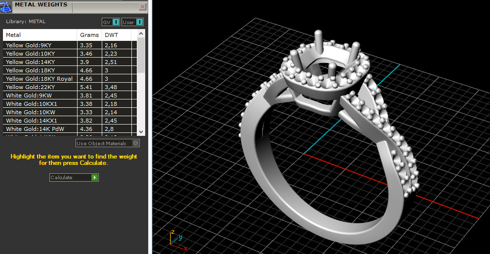Ring N012966 3D print model_9