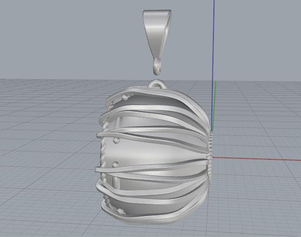Drum Pendant N012962 3D print model_4