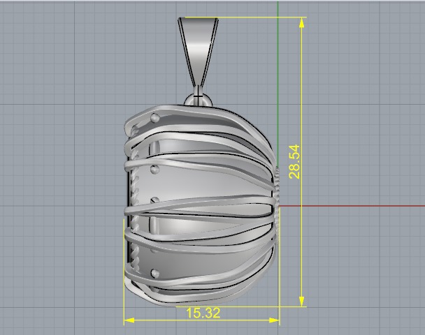Drum Pendant N012962 3D print model_6