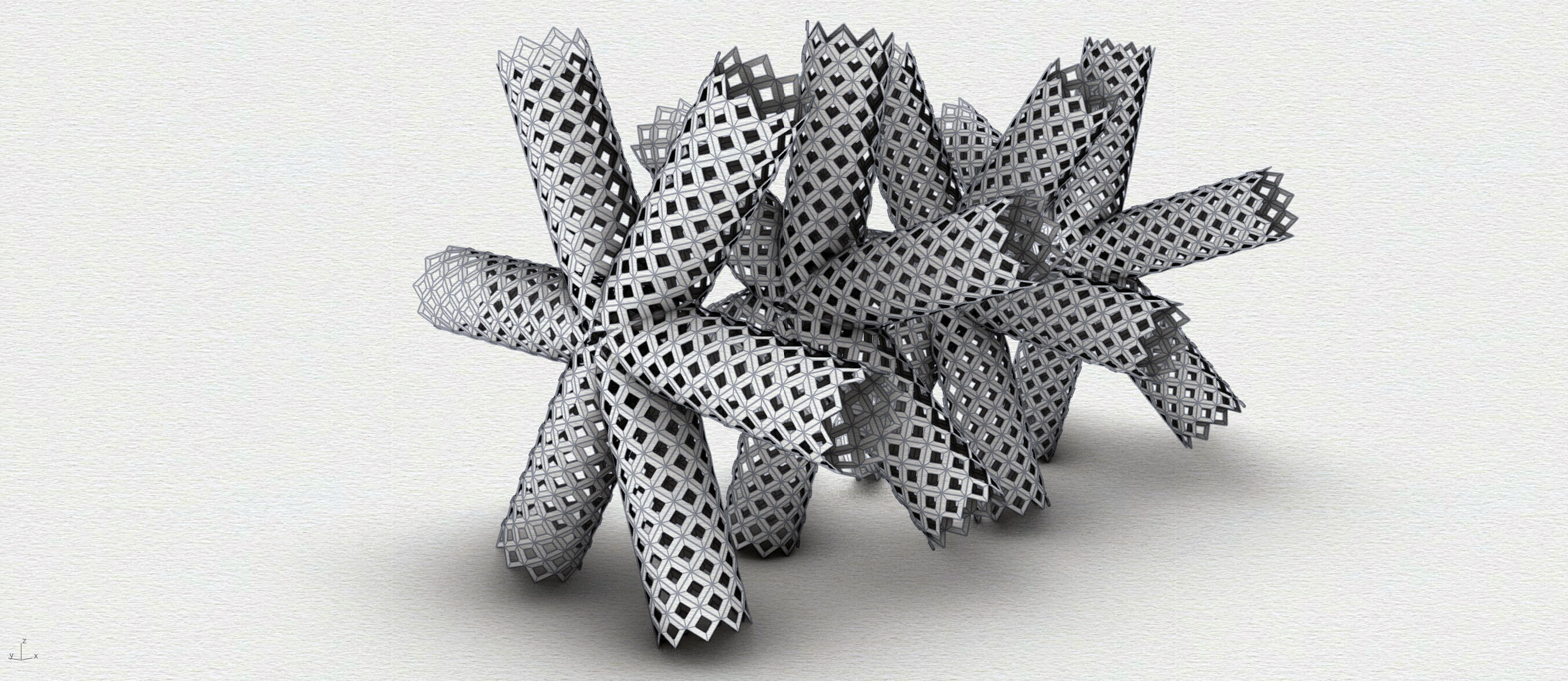 Lunchbox Structure Parametric Design Grasshopper Rhino Files 3D model_2