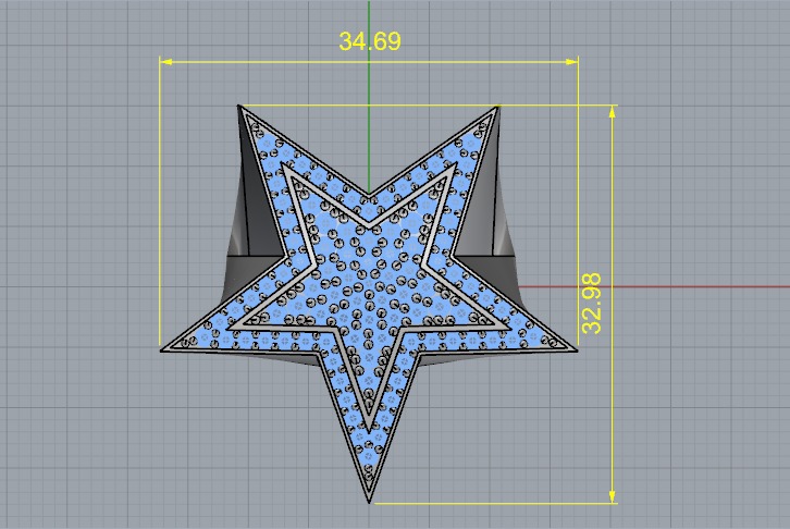 Star ring N012959 3D print model_8
