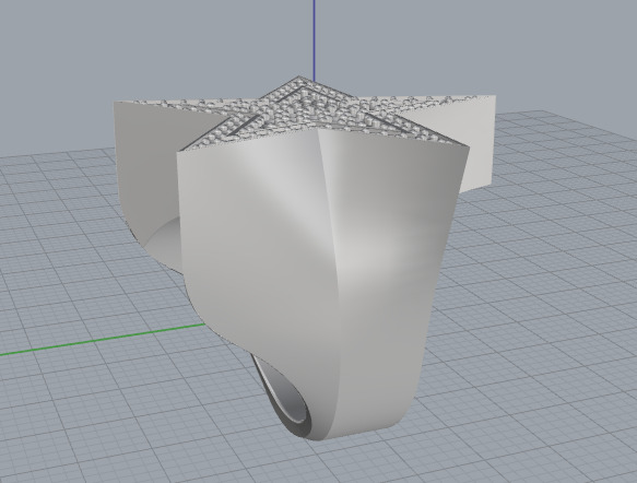 Star ring N012959 3D print model_4