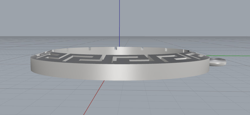 Pendant N012957 3D print model_3