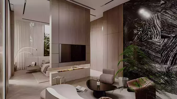 Modern Master Bedroom 