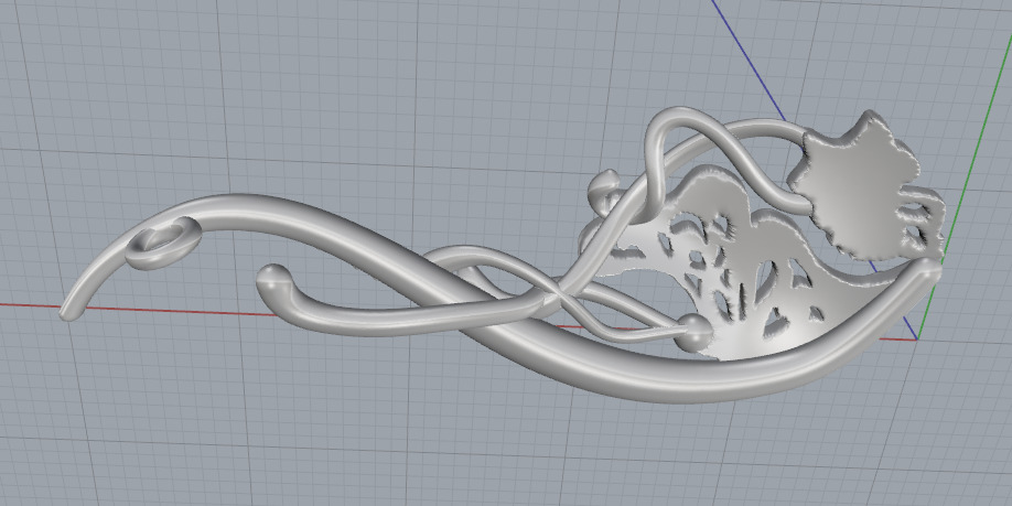 Pendant N012953 3D print model_6